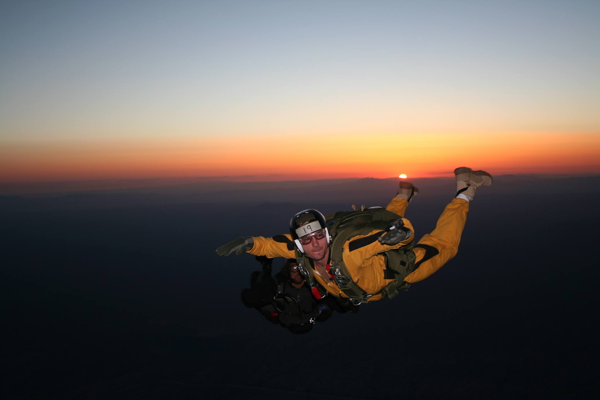 1SG Sasser during Military Free Fall training